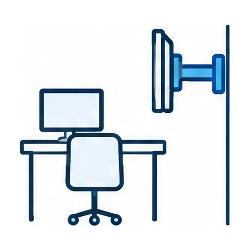 Schematic icon: Home Office TV Mounting